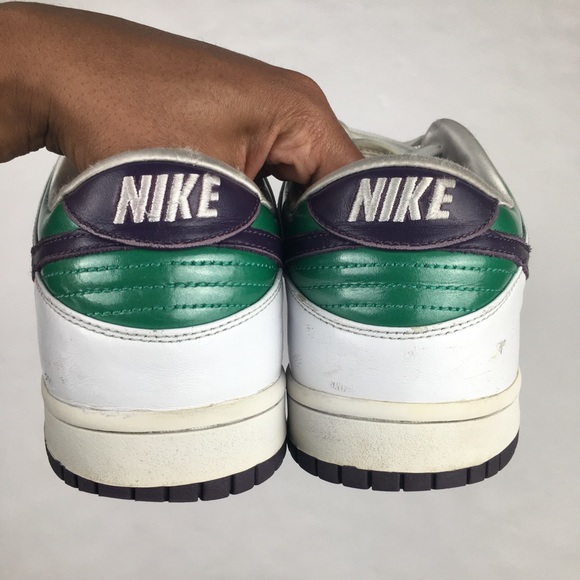 Y2K Nike Dunk Low Premium iD Joker Purple Green Men’s 11.5 Vintage Nikes Dunks - Picture 6 of 16
